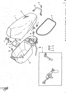 CW50RS Сидение