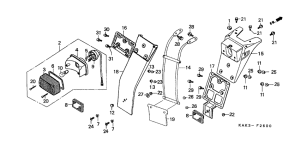 CRM125R Taillight unit ass`y