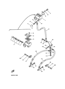 RZ350 ﾌﾛﾝﾄﾏｽﾀｼﾘﾝﾀﾞ