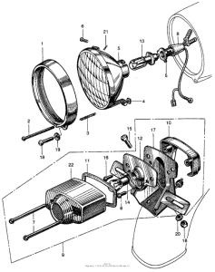 S65 Headlight + taillight