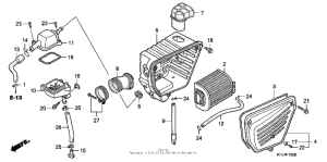 CB250 Воздушный фильтр