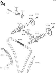 EN500 Распред вал
