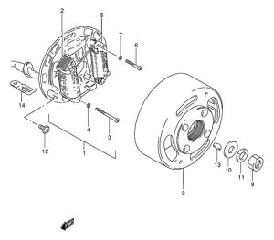FZ50 Зажигание