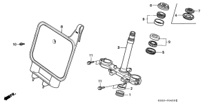 CR80R Траверса нижняя
