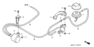 VTR1000SP Соленоид valve