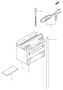 TS125 Аккумулятор