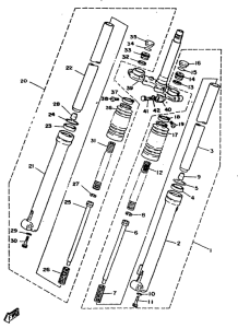 DT80 Передняя вилка