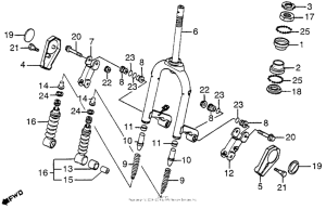 NN50 Передняя вилка