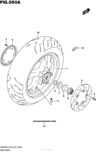 AN400 (ABS) Переднее колесо