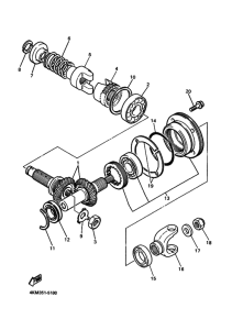 XJ900S Средний привод