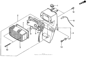 NQ50 Taillight 84-86