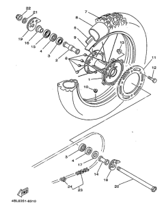  Переднее колесо