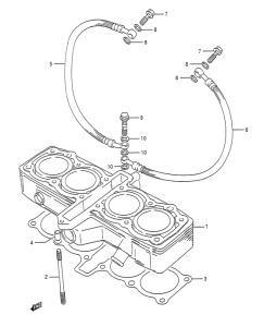 GSF400 Цилиндр