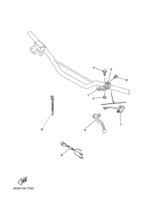 YZ80LW Handle switch. lever