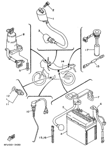TDR125 Elektrische ausrustung 1