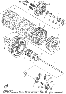 YZF600RP Сцепление