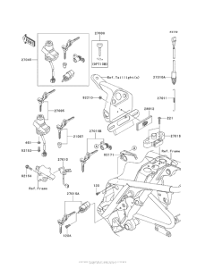 EJ800 Замок зажигания
