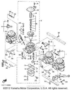 YX600WC Карбюратор