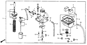 CR480 Карбюратор