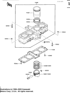 ZX600 Cylinder / pistons