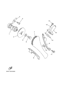 XT125X Camshaft & chain