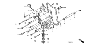 PES150 Крышка картера правая