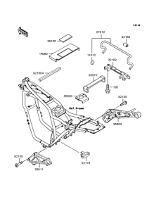 ZR400 Короб для АКБ
