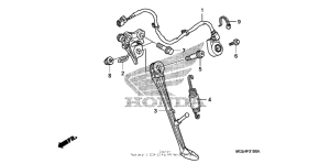 VFR1200F (DCT) Подножка
