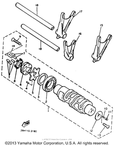 XVZ12L Копирный вал