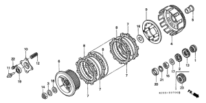 XR250R Бендикс