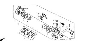 SH100 Передний суппорт