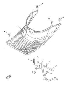 YA50R Stand. footrest