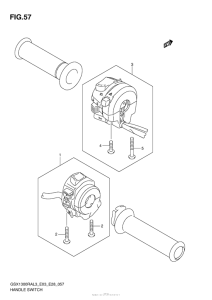GSX1300R (ABS) Handle Switch (Gsx1300Ral3 E03)