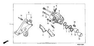  Задний суппорт