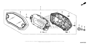 CB500X (ABS) Спидометр