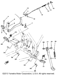 IT125H Stand - footrest