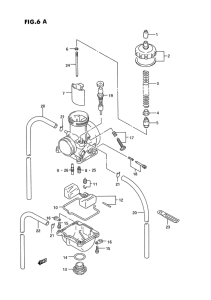 RM125 Carburetor assy