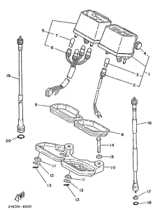 XT125 Приборы