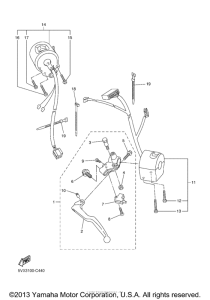 FZS6WC Рулевые переключатели
