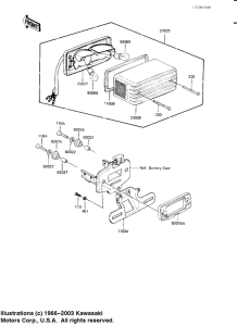 KZ750 Taillight unit ass`y