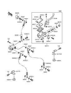 ZR1100 Главный тормозной цилиндр