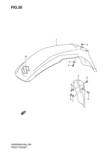 DR200 Переднее крыло