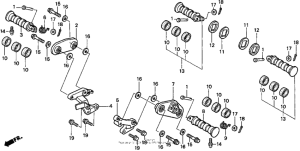 VT750C Подножки