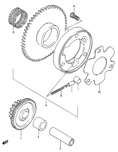 CS125 Муфта стартера