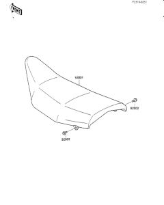 KX500 Пружина