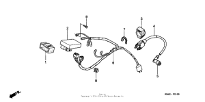CRF80F Жгут проводов