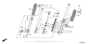  Передняя вилка