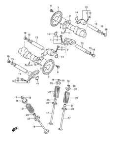 VL250 Распредвал -клапана