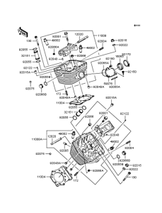 VN400 Головка цилиндров