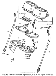 XT600NC (CA ED.) Приборы